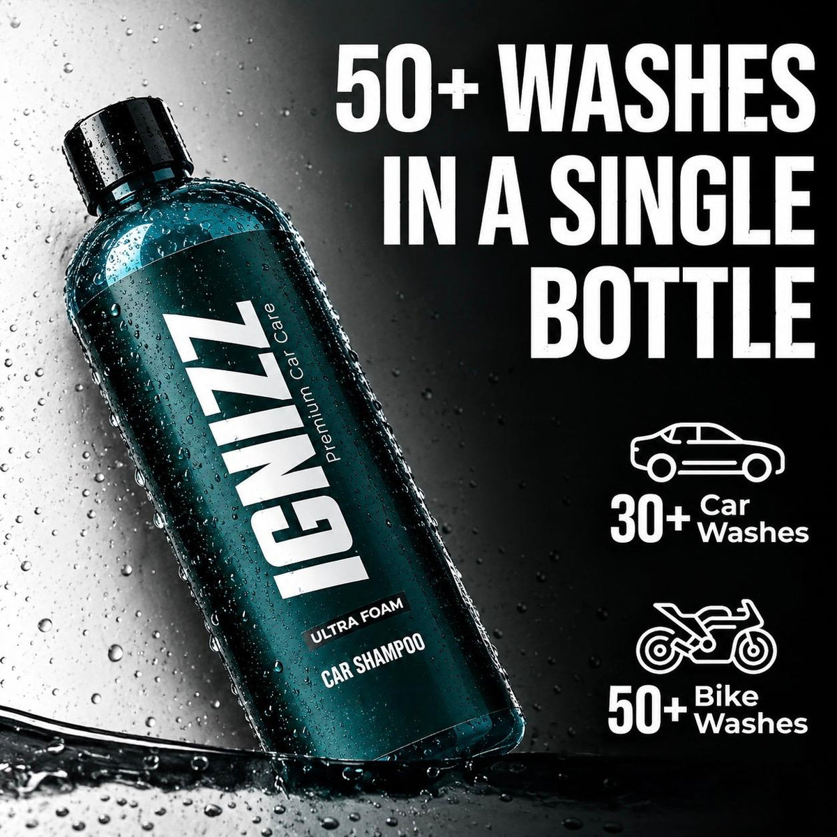 IGNIZZ Ultra Foam & Wax Car Shampoo