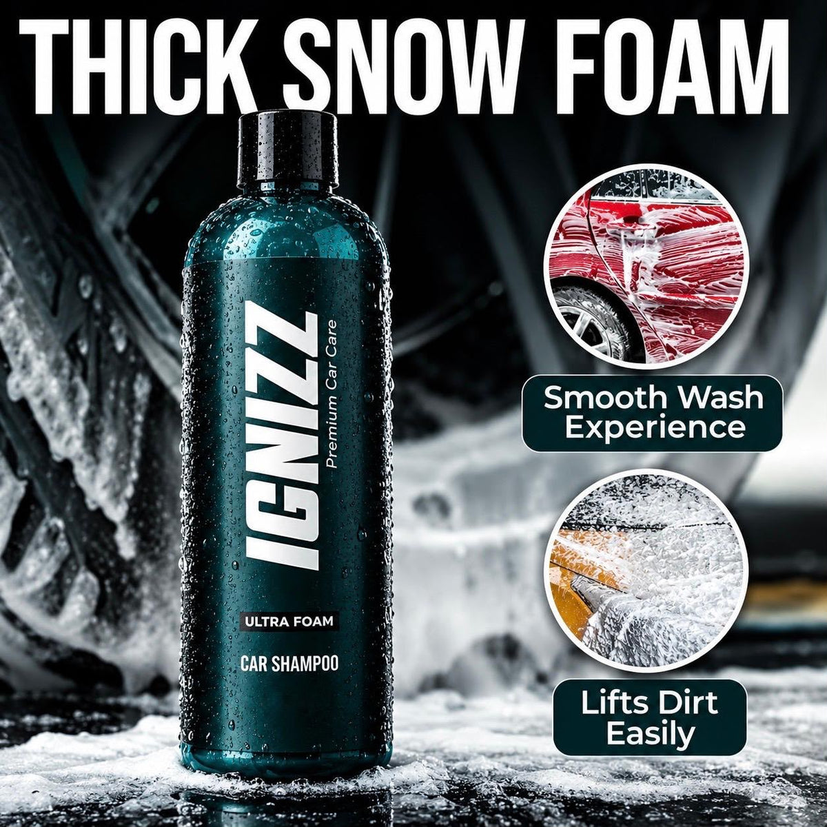 IGNIZZ Ultra Foam & Wax Car Shampoo